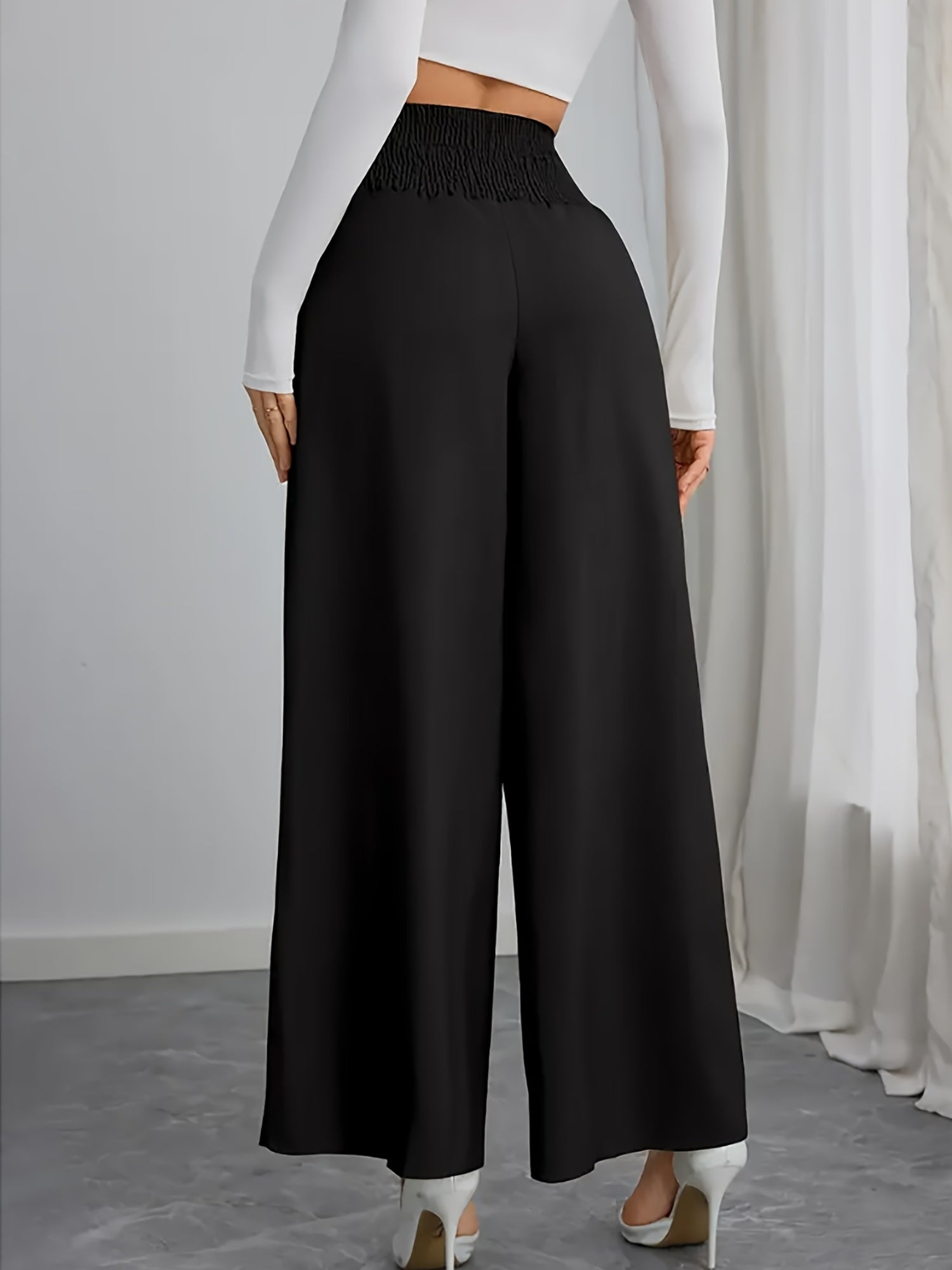 Waisted Work Pants For Women Business Casual Outfits 2025 Office Dress Pants Trousers With Pockets